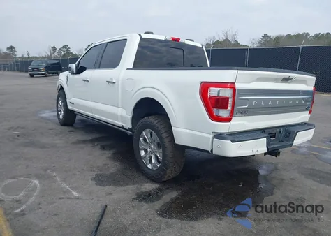 2021 Ford F-150 Platinum z USA, uszkodzony, nr VIN 1FTFW1ED3MFB75260